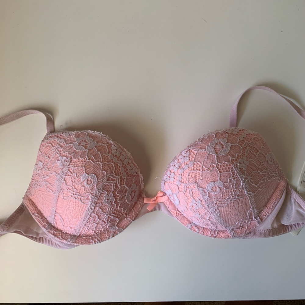 pink push up bra 32b